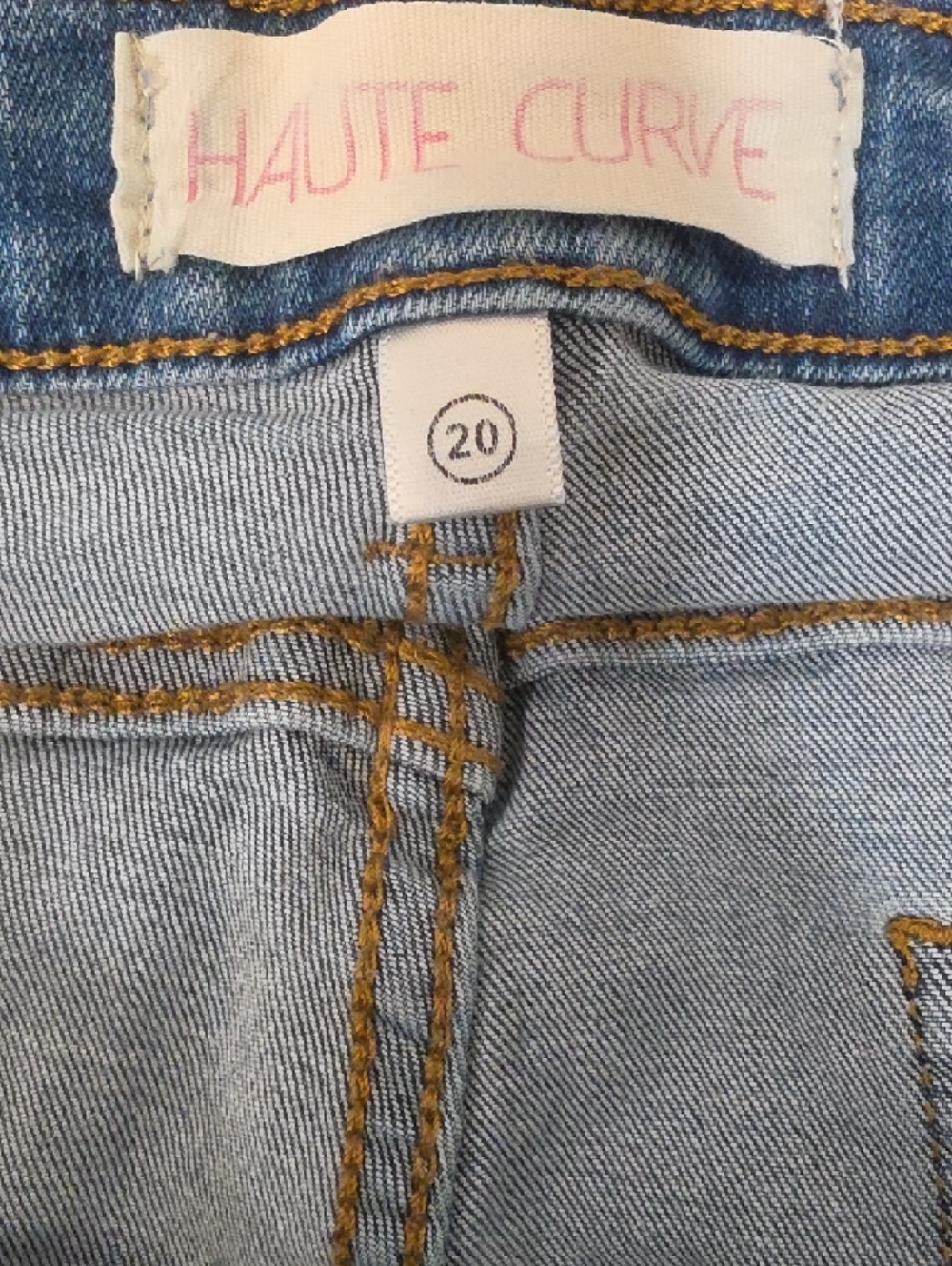 Distressed Skinny Jeans in Medium Blue - Picture 5 of 6